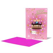 BIGLIETTO COMPLEANNO DOPPIA ROTELLA