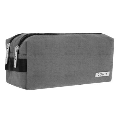 BUSTINA COMIX 2 ZIP GRIGIO MELANGE