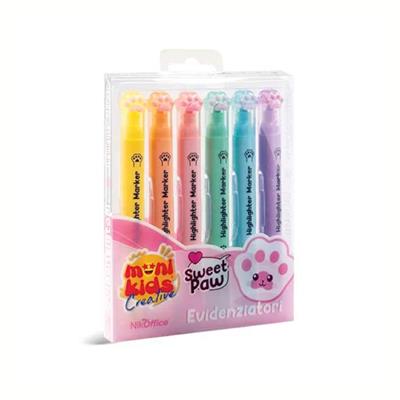 EVIDENZIATORE PAW ANIMAL 6pz