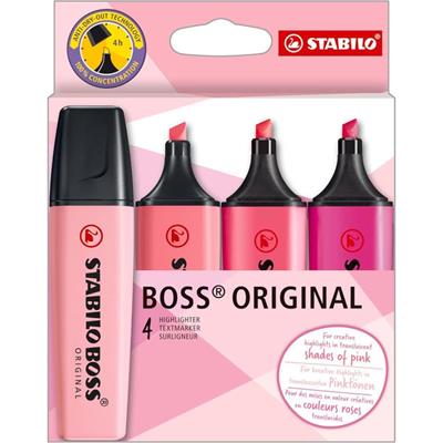 STABILO BOSS 4pz SHADES OF PINK