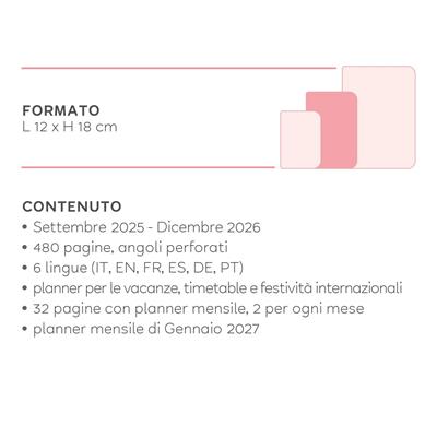 AGENDA 2025/2026 16mesi DAY FUTURE DUSK 18x12 LEGAMI