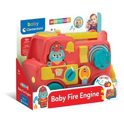 BABY FIRE TRUCK CAMION POMPIERI MONTESSORI