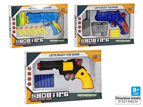 PISTOLA CON DARDI + ACCESSORI