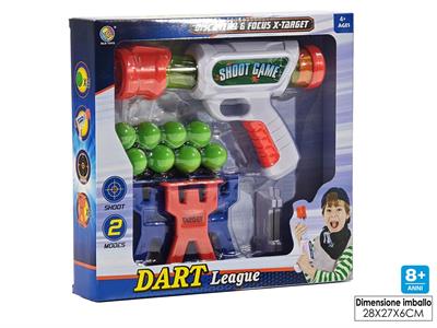 PISTOLA C/PALLINE E ACCESSORI