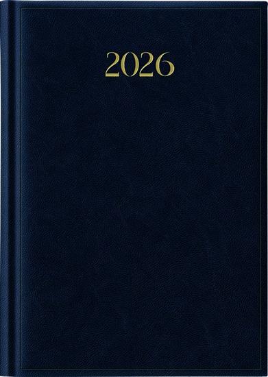 AGENDA 2026 A5 QUADRETTI MADRID BLU GIORNALIERA S/D