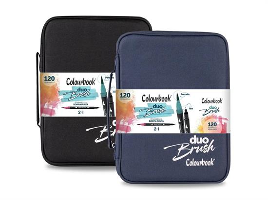 VALIGETTA DUO BRUSH 120pz COLOURBOOK COL.ASS.