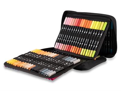 VALIGETTA DUO BRUSH 120pz COLOURBOOK COL.ASS.