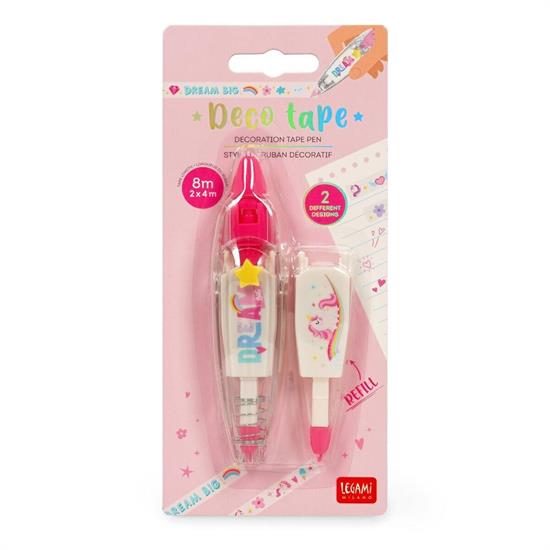 PENNA A NASTRO DECORAZIONI - DECO TAPE LEGAMI - UNICORN