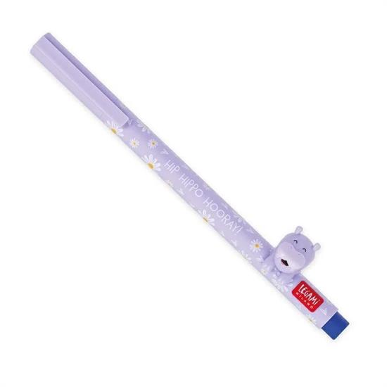 PENNA GEL LEGAMI LOVELY FRIENDS - HIPPO - ink blue
