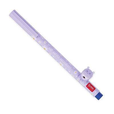 PENNA GEL LEGAMI LOVELY FRIENDS - HIPPO - ink blue