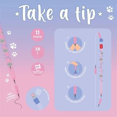 MATITA IMPILABILE - KITTY TAKE A TIP
