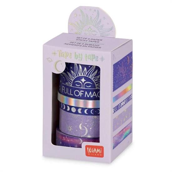 SET 5 NASTRI ADESIVI CARTA MAGIC LEGAMI