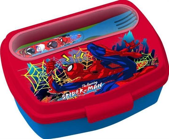 PORTAMERENDA C/POSATE SPIDERMAN