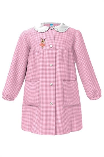 GREMBIULE ASILO ROSA 60 BUNNY 5anni