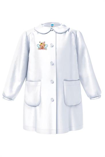 GREMBIULE ASILO BIANCO BIMBA 60 APE 5anni