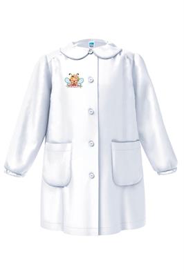 GREMBIULE ASILO BIANCO BIMBA 60 APE 5anni