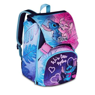 ZAINO STITCH SDOPPIABILE BIG CUTE AND FLUFFY LILO & STITCH