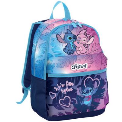 ZAINO STITCH DOPPIO SCOMPARTO CUTE AND FLUFFY LILO & STITCH