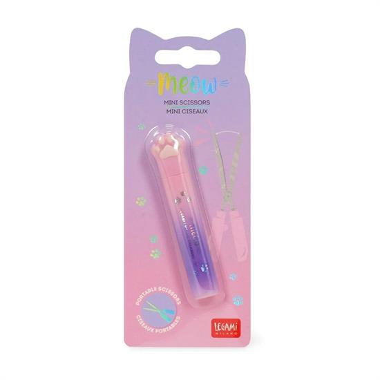FORBICI MINI MEOW KITTY ROSA LEGAMI