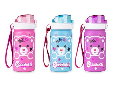 BORRACCIA ALLUMINIO COCCOLOTTI LOVE&TELL 400ml BECCUCCIO SILICON
