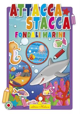LIBRO ATTACCA STACCA FONDALI MARINI