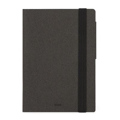 AGENDA 2026 12mesi DAY DEEP GRAPHITE 9,5x13,5 LEGAMI