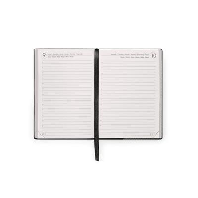 AGENDA 2026 12mesi DAY DEEP GRAPHITE 9,5x13,5 LEGAMI
