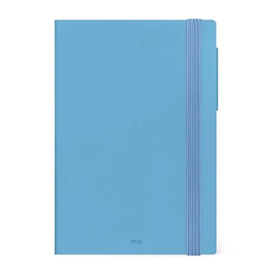 AGENDA 2026 12mesi DAY RETRO BLUE 12x18 LEGAMI