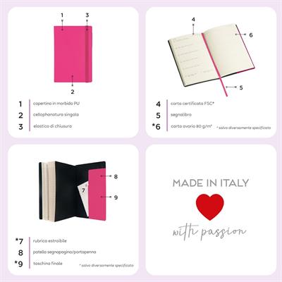 AGENDA 2026 12mesi DAY CHERRY BOMB 12x18 LEGAMI