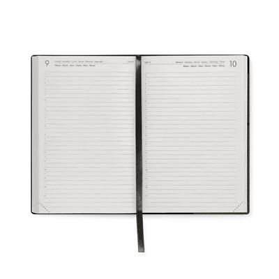 AGENDA 2026 12mesi DAY DEEP GRAPHITE 12x18 LEGAMI