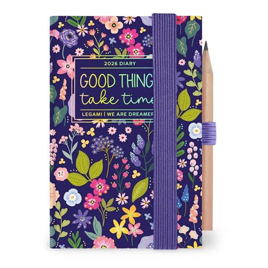 AGENDA 2026 12mesi 2-DAY FLOWERS 6,5x10 LEGAMI