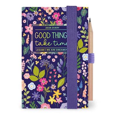 AGENDA 2026 12mesi 2-DAY FLOWERS 6,5x10 LEGAMI