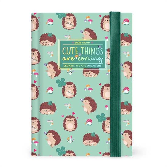 AGENDA 2026 12mesi DAY HEDGEHOG 9,5x13,5 LEGAMI