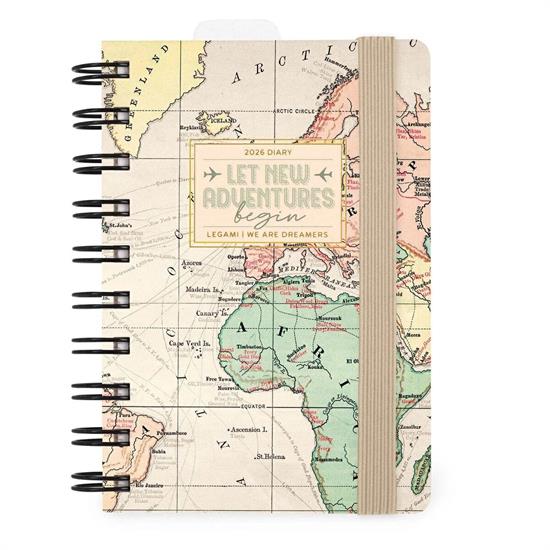 AGENDA 2026 12mesi DAY TRAVEL 12x18 LEGAMI