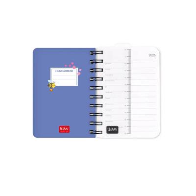 AGENDA 2026 12mesi SPIRALATA DAY BEE 8,5x13 LEGAMI