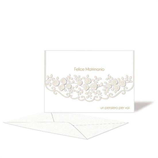 BIGLIETTO NOZZE P/S FELICE MATRIMONIO