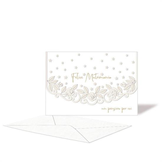 BIGLIETTO NOZZE P/S FELICE MATRIMONIO