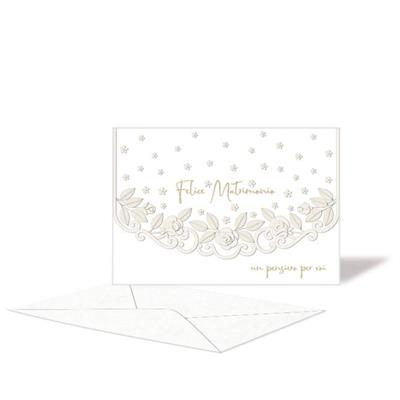 BIGLIETTO NOZZE P/S FELICE MATRIMONIO