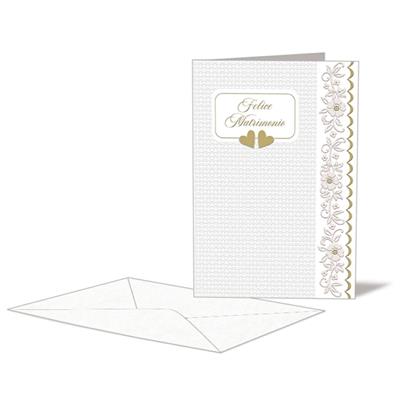 BIGLIETTO NOZZE P/S FELICE MATRIMONIO