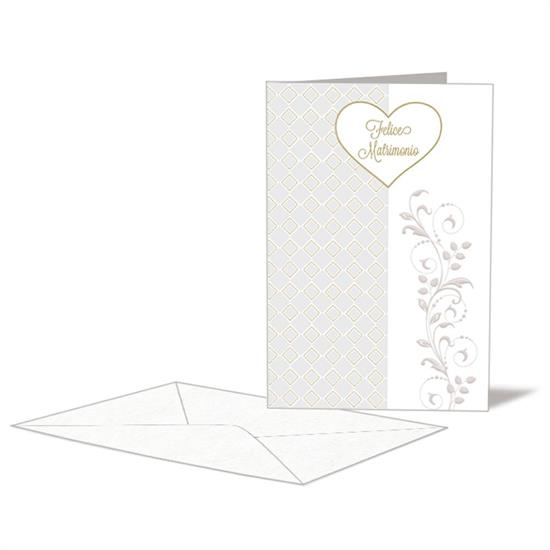 BIGLIETTO NOZZE P/S FELICE MATRIMONIO
