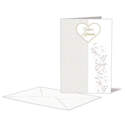 BIGLIETTO NOZZE P/S FELICE MATRIMONIO