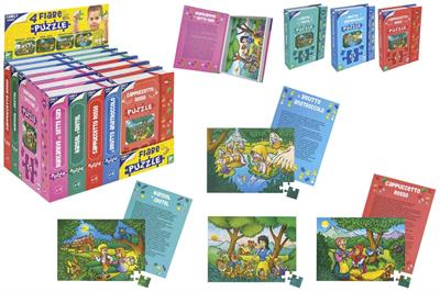 PUZZLE FIABE IN LIBRO FIABE 48pz modelli ass.