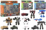 ROBOT TRAXFIGURE VEICOLO MILITARE 2pz