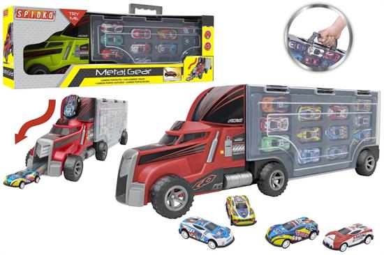 CAMION PORTA AUTO C/12 AUTO METALLO