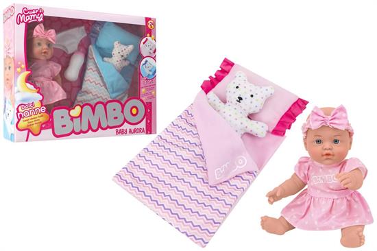 BAMBOLOTTO 31cm C/LETTINO E ACCESSORI