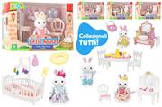 PLAYSET ANIMALI CONIGLI FLOCCATI ASS.