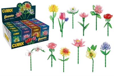 COSTRUZIONI FIORI TRASPARENTI CUBIX