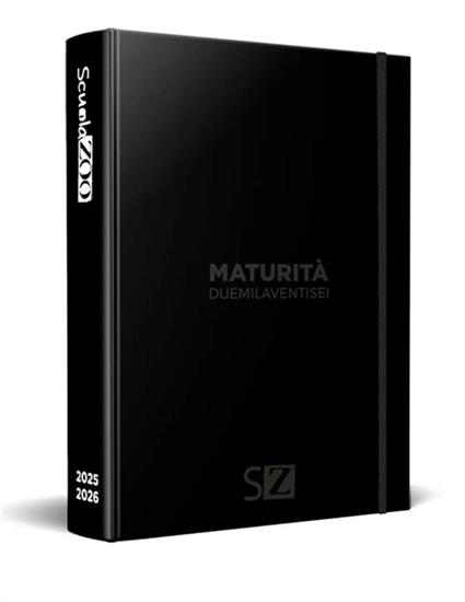 DIARIO DEL MATURANDO 2026 SCUOLA ZOO 12mesi