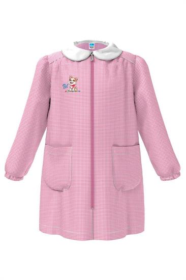 GREMBIULE ASILO ROSA CERNIERA 55 PET 4anni