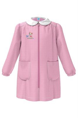 GREMBIULE ASILO ROSA CERNIERA 55 PET 4anni